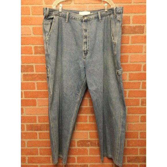 Vintage Levi's Mens Carpenter Jeans Blue 48x30 (tag reads 48x32) - Picture 1 of 5